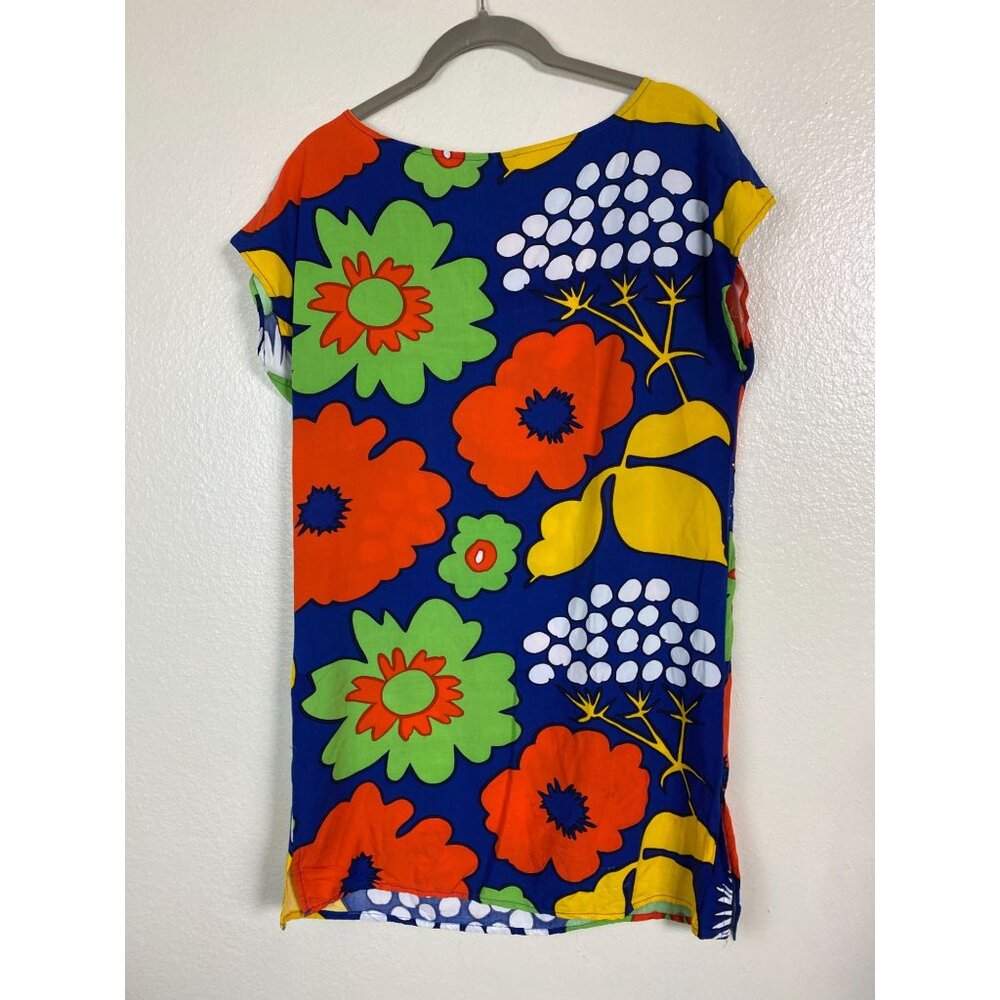 Marimekko x Target Floral Print Shift Dress Size Small Hawaiian Vacation Boho - Picture 13 of 13